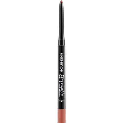 essence 8h MATTE comfort lipliner, Nr. 12, Pink, langanhaltend, sofortiges Ergebnis, matt, vegan, ohne Konservierungsstoffe, ohne Parabene, ohne Mikroplastikpartikel, 1er Pack (0.3g)