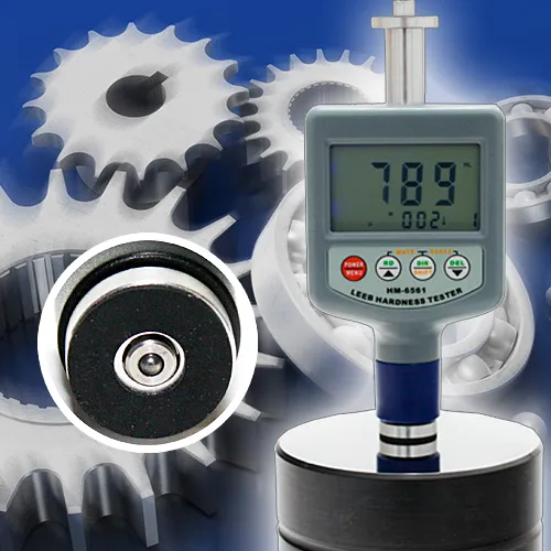 LEEB HÄRTEPRÜFGERÄT DUROMETER HÄRTEPRÜFER RÜCKPRALL SHORE ROCKWELL VICKERS  HT4