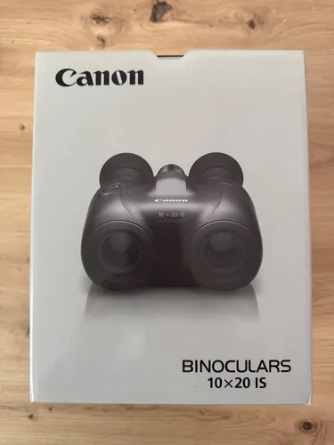 Canon 10x20 IS Fernglas - Kompaktes Fernglas mit 10-facher Vergrößerung und Bildstabilisator für ruhige Bilder – ideal für Reisen und Outdoor-Aktivitäten.