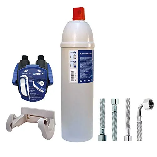 Brita Purity C300 Starterset - Haushaltsgroßgeräte: Optimale Wasserqualität für Kaffee- und Espressomaschinen mit variabler Abfallregulierung und 4.000 Liter Kapazität.