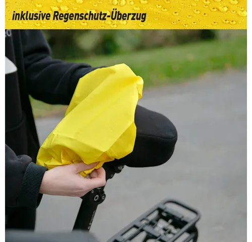 Haberland Fahrradsattel VISCO Satteldecke schwarz Gr.L