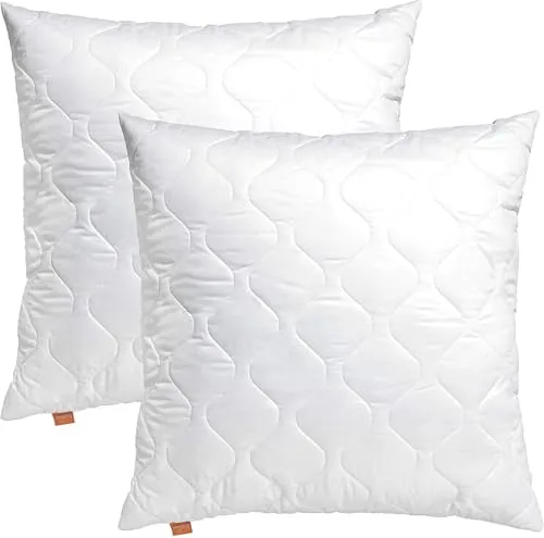 sleepling 2er Set Basic 100 Kopfkissen, 60 x 60 cm von sleepling