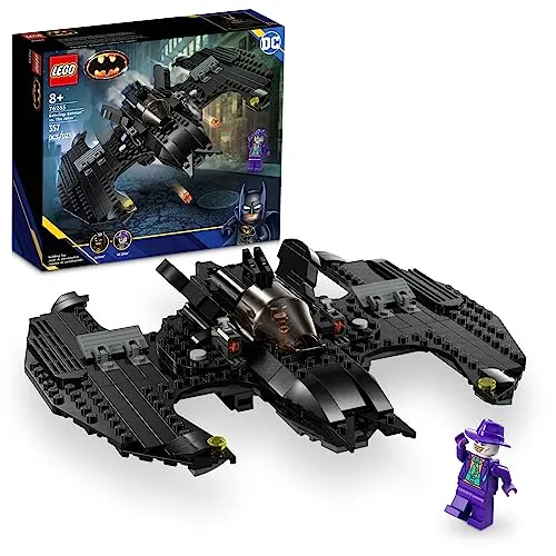 Lego DC Batwing - Batman vs. The Joker 76265 DC Super Hero Spielset, enthält 2 Minifiguren und EIN Batwing-Spielzeug basierend auf DCS ikonischem Batman-Film von 1989, DC Geburtstagsgeschenk für