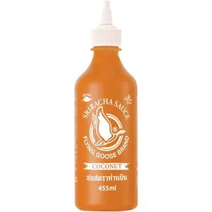 FlyingGoose Chilisauce Sriracha Kokosnuss, scharf, 455ml