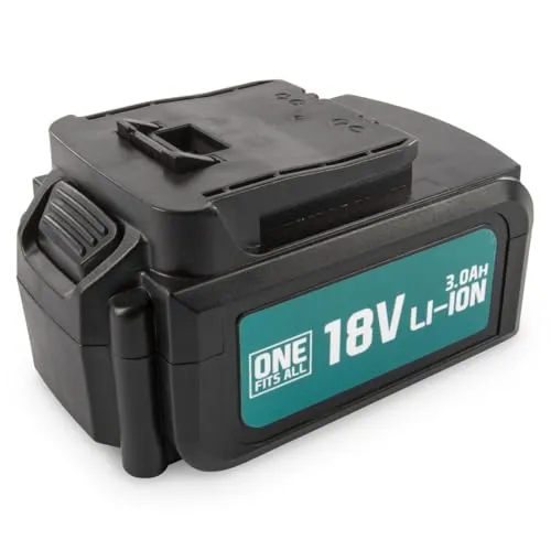POWERPLUS POWEB9013 – 18 V Lithium Akku mit 3,0 Ah - Akkuschrauber Zubehör: Leistungsstarker 18 V Li-Ion Akku mit 3,0 Ah für längere Einsatzzeiten und optimale Leistung.