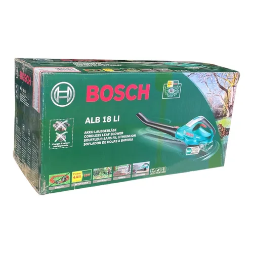 Bosch® Akku-Laubbläser ALB 18 Li – kabelloser Laubbläser für müheloses Arbeiten - Laubgeräte, leistungsstarker Akku-Laubb bläser mit 18V, leichtes Design (1,5kg) für komfortables Handling im Garten.