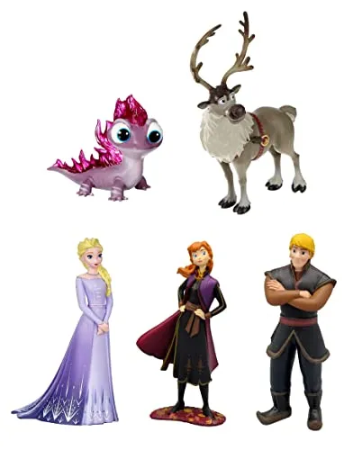 Bullyworld Frozen 2/Frozen - game figure set with ELSA, Anna, Kristoff, Sven and Bruni