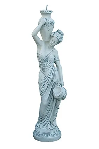 Antikes Wohndesign Antike Griechische Göttin Wasser Fontäne Frauen Statue Nackte Statue Gartenfigur
