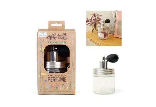 WestCraft Duft-Set Huckleberry Make Your Own Perfume - Erstelle Dein eigenes Parfüm -, 1-tlg., Inklusive Netzbeutel, Aufkleberetiketten und nachfüllbarer Flasche