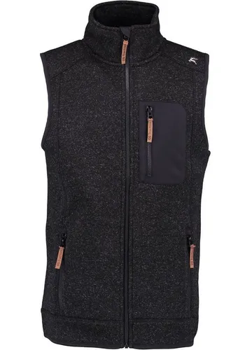OS Trachten Orbis Herren Weste Strick-Fleeceweste mit Stehkragen Klesi - Bequeme ärmellose Freizeitweste mit Stehkragen und 3 praktischen Reißverschlusstaschen für den perfekten Look und Komfort in der Freizeit.