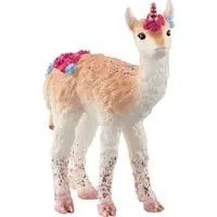 Schleich 70743 Lama Einhorn - Magische BAYALA Spielfigur für Kinder 5-12 Jahre, mit Glitzer und einzigartiger Spucktechnik
