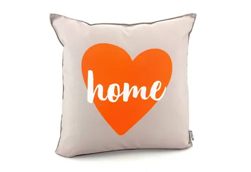 Zierkissen Orange von Heimtexland