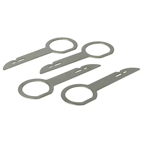 vhbw 4X Radio Entriegelungsbügel kompatibel mit Audi A3 8L, 8P Auto