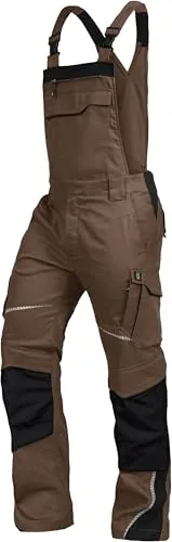 Leibwächter FLEXL Flex Line Latzhose, Gr. 58 in schwarz von Leibwächter