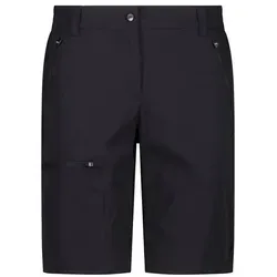 CMP Damen Bermuda Shorts Größe XS in Grau - Wanderhosen aus schnell trocknendem Material mit Vier-Wege-Stretch, ideal für Komfort beim Wandern und Trekking.