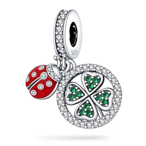 TINSLO Charm Anhänger Damen 925 Sterling Silber für Armband Charms Beads passend für Pandora Armband und Halskette, Kompatibel mit Europäischen Armbänder für Frauen Mädchen B3
