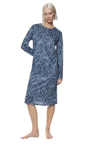 Mey Nachtwäsche Serie Floral Paisley Damen Nachthemden Polar Wind XL(44)