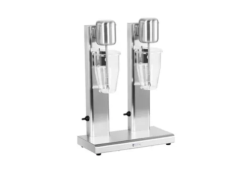 Royal Catering RCPMS-160T Milchshaker - Hochleistungsmixer mit 15.000 U/min - Standmixer für Gastronomie mit 2 x 1 l Behältern, ideal für Shakes, Cocktails und Eiweißshakes. Höchste Präzision und Kontrolle dank 2 Geschwindigkeitsstufen.