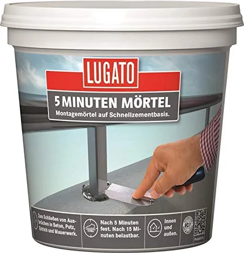 Lugato 5 Minuten Mörtel 10 kg in weiß von LUGATO