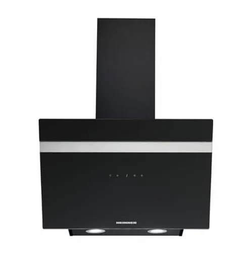 HEINNER HDCH-6060RGBK 60cm Dekorative Dunstabzugshaube - 546m³/h Absaugung, 190W Motor, 3-Gang-Touch-Steuerung, 5 Jahre Garantie