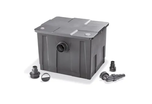 esotec Teichfilter ES350 - 8000 l/h für Gartenteiche bis 12m³ - Teichfilter & -skimmer, leistungsstarker Filter mit 8000 l/h Durchfluss für klares Wasser und gesunde Teichbewohner.