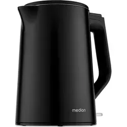 Medion® Wasserkocher MD12105 – 1,5 l, 2200 W, Edelstahl