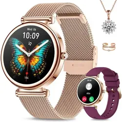 Efolen Damen Smartwatch 1.27 Zoll – Fitnessuhr mit Telefonfunktion