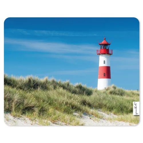 Mauspad mit Leuchtturm-Motiv I 24 x 19 cm I Mousepad Standard-Größe I dv_1242
