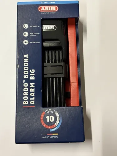 ABUS Faltschloss Bordo Alarm 6000KA SH