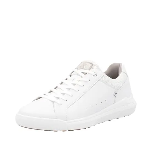 RIEKER Sport Sneaker mit gepolstertem Schaftrand - Sneaker in Größe 43, weiß, mit gepolstertem Schaftrand für optimalen Tragekomfort, ideal für Freizeit und Sport.
