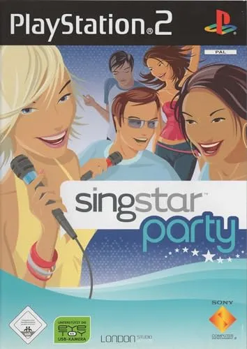 SingStar Party - Karaoke Spaß für PS2 - Karaoke-Spiel für PS2, USK 0, ideal für unvergessliche Partynächte mit Freunden und Familie.