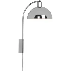 Nordlux Ellen 20 Wandleuchte E14 Chrom – Skandinavisches Design - Stehleuchten, minimalistisch und zeitlos, perfekt für Schlafzimmer oder Wohnzimmer mit breitem Lichtfeld und elegantem Kontrast.