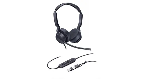 Yealink Headset UH42 Dual UC USB-C/A - Vielseitiges Headset für UC, USB-C und USB-A kompatibel, ideal für klare Kommunikation im Büro und Home Office.