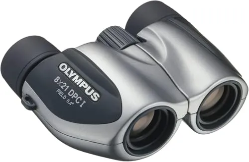 Olympus Fernglas Kompakt 8x21 DPC-I silber - Kompaktes Fernglas mit 8-facher Vergrößerung, ideal für Outdoor-Aktivitäten und Reisen, leicht und handlich.