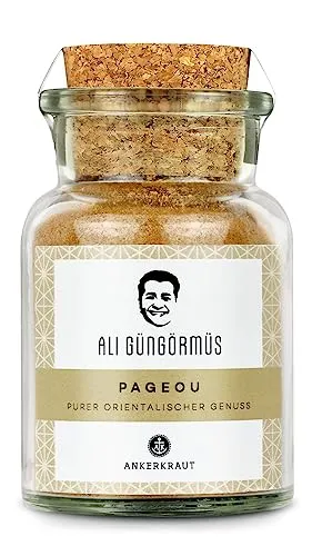 Ankerkraut Pageou, Bio-Gewürz, 65g im Korkenglas, by TV-Koch Ali Güngörmüs für Joghurt-Dip, Hähnchen, Hülsenfrüchte, Eintöpfe, Premium Qualität