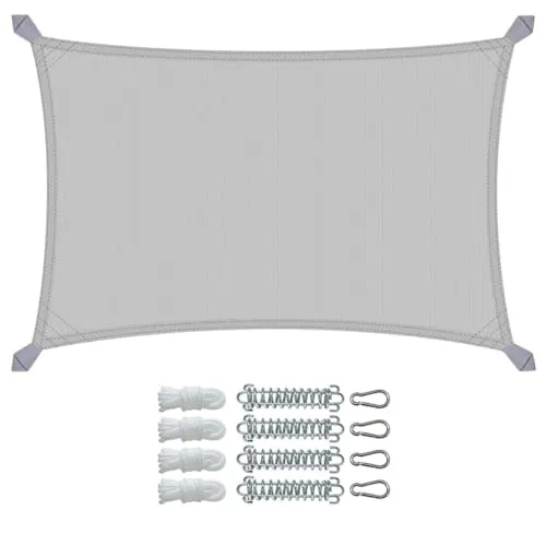 VOUNOT® Sonnensegel Rechteckig 3x2m