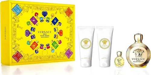 Versace Eros Pour Femme Set – 100 ml Eau de Parfum + 100 ml Body Lotion + Duschgel