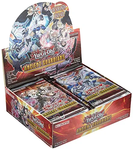 Yu-Gi-Oh! Ancient Guardians Display - 1. Auflage - Deutsch - TCG OVP Displays, 1. Auflage der beliebten Ancient Guardians Edition, ideal für Sammler und Spieler ab 6 Jahren, neu und originalverpackt von Konami.
