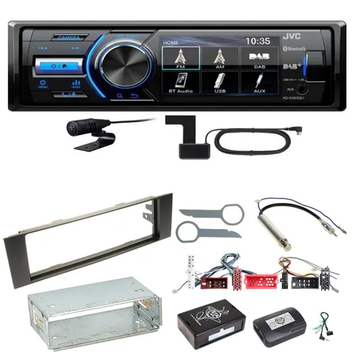 JVC KD-X561DBT Digitalradio Bluetooth Einbauset für Audi A3 8P 8PA