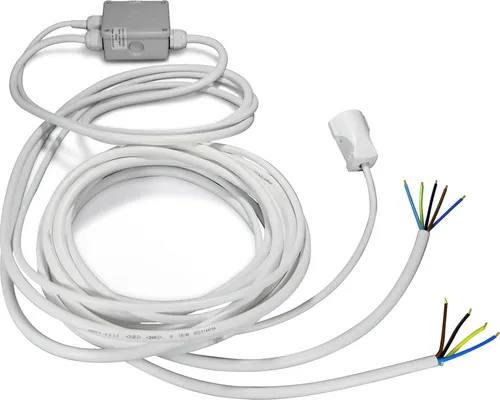 Energiesplitter Eco mit einem 2 Meter und zwei 5 Meter Kabel / Powersplitter / Verteiler