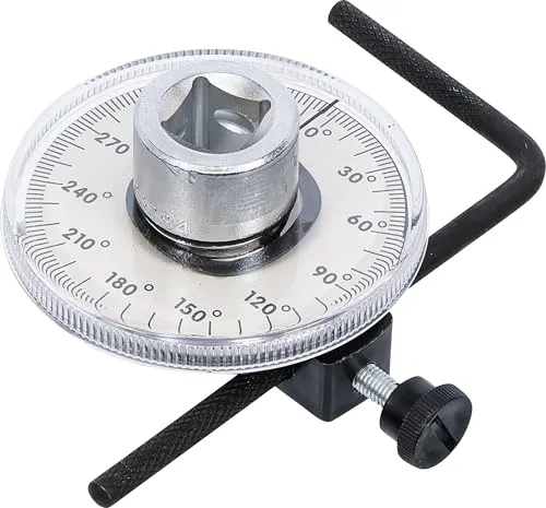 BGS Diy 93084 | Drehwinkel-Messgerät | Antrieb Innenvierkant 12,5 mm (1/2