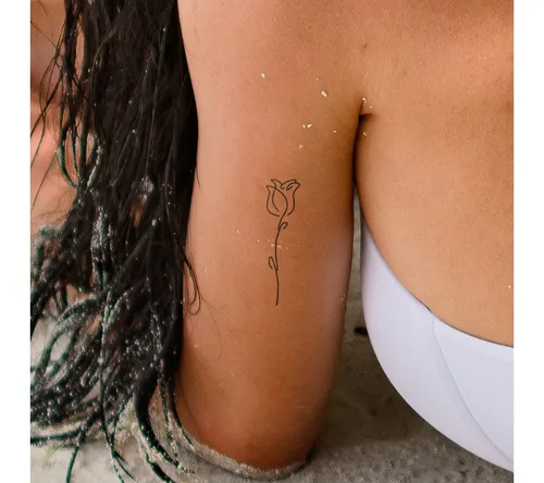 Inkster Schmuck-Tattoo Temporäres Tattoo, Vegane & EU-Kosmetikzertifizierte Farbe