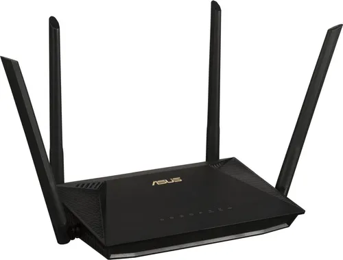 ASUS RT-AX53U Home Office Router - WiFi 6 AX1800, bis zu 80m Reichweite und einfache Netzwerksteuerung mit Tethering-Funktion