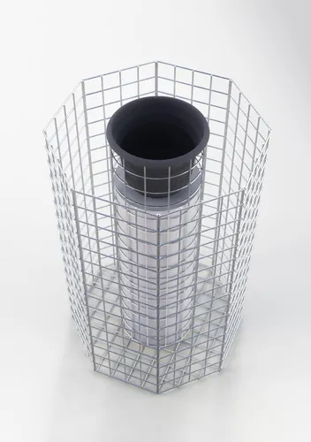 Produktbild Blumensäule achteckig, Höhe 82 cm, MW 5 x 5 cm, feuerverzinkt inkl. Topf
