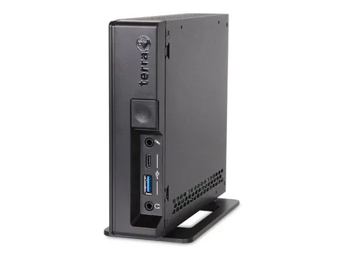 Terra PC-Mini 3550 Fanless – Kompakter Desktop-PC ohne Lüfter - Leiser Mini-PC für den professionellen Einsatz. Ideal für Büros, mit energieeffizienter Leistung und platzsparendem Design.