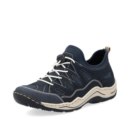 Rieker Damen Low-Top Sneaker L0551 - Damen-Sneaker mit losem Wechselfußbett für individuellen Komfort, ideal für den Alltag und Freizeitaktivitäten.
