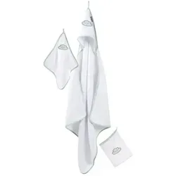 roba Handtuch Set 'Happy Cloud' für Babys - 3-teiliges Kapuzenhandtuch - Babybadetücher & Kapuzenhandtücher - Ideal für die tägliche Babypflege mit hochwertigem Frottee, das sanft zur Haut ist und zum Träumen einlädt.