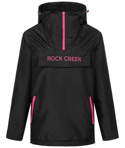Rock Creek Damen Windbreaker D-474 - Sportliche Übergangsjacke - Funktionsjacken mit Fleecefutter, ideal gegen Wind und Regen. Hoher Tragekomfort und Bewegungsfreiheit für sportliche Outfits.