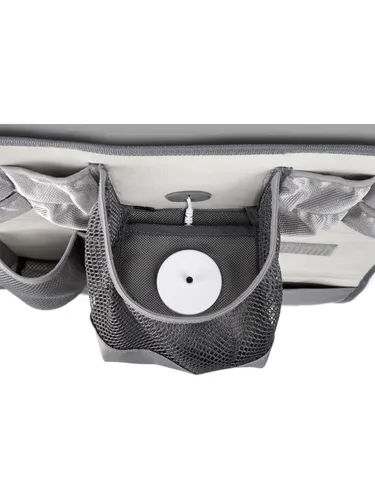 TONIE AUTO ORGANIZER MIT MINI TASCHE DESIGN YETI - Praktischer Organizer für Tonie-Figuren, abwaschbar und perfekt für Kinder ab 3 Jahren. Ideal für die Aufbewahrung und den Schutz Ihrer Lieblings-Tonies.