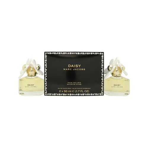 Marc Jacobs Daisy Geschenkset 2 x 50ml EDT - Damen Parfüm Geschenkset mit 2 x 50ml Eau de Toilette, verleiht einen blumigen und frischen Duft, ideal für jeden Anlass.